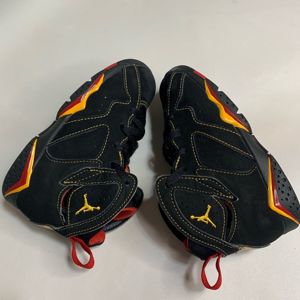 🛍️ AIR JORDAN 7 Retro Citrus Toddler Sneakers - Size 10C - Picture 11 of 16